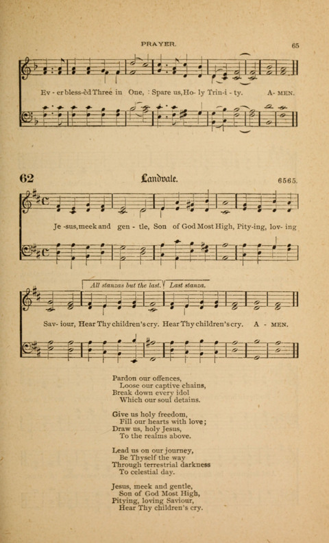 Hymnal with Music for Children page 65