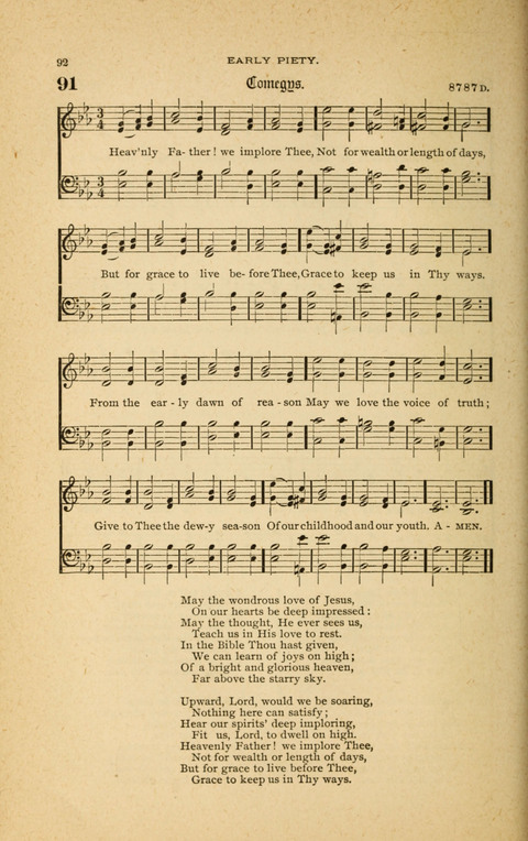 Hymnal with Music for Children page 92