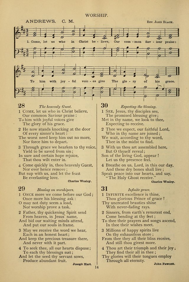 Hymnal of the Methodist Episcopal Church: with tunes page 11