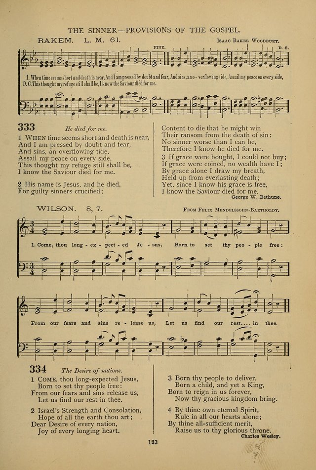 Hymnal of the Methodist Episcopal Church: with tunes page 120