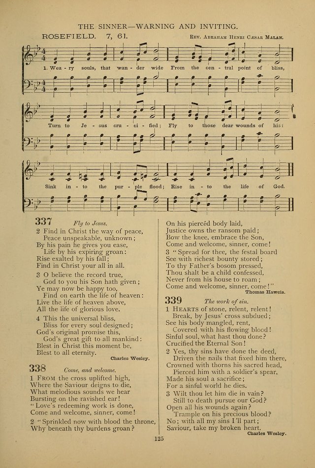 Hymnal of the Methodist Episcopal Church: with tunes page 122