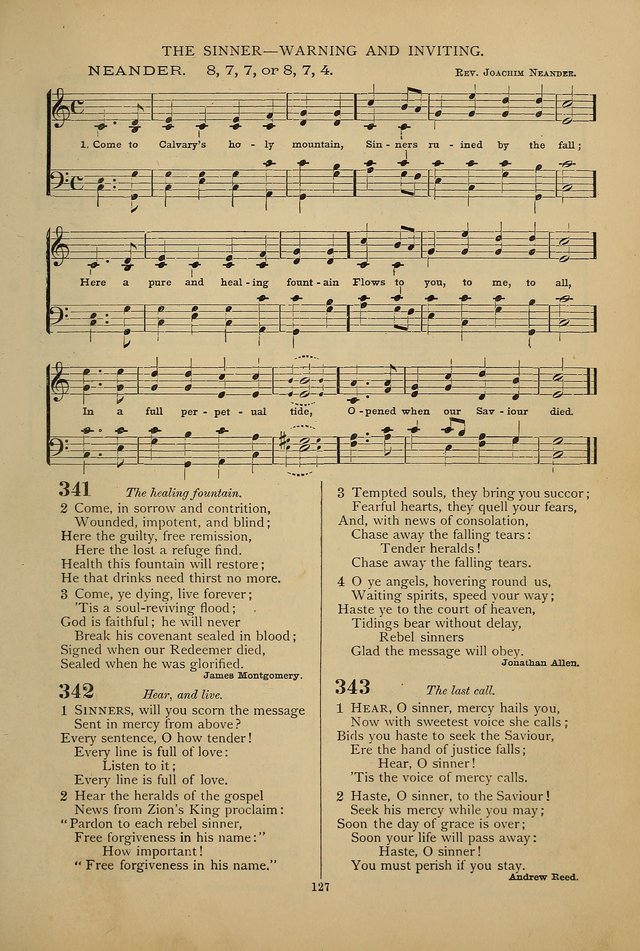 Hymnal of the Methodist Episcopal Church: with tunes page 124