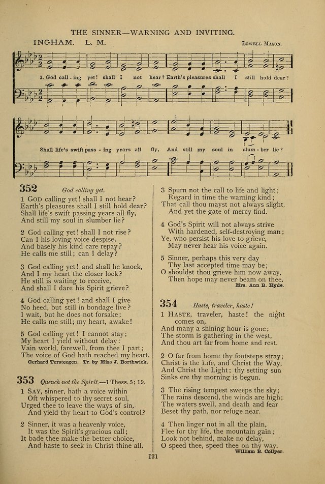 Hymnal of the Methodist Episcopal Church: with tunes page 128