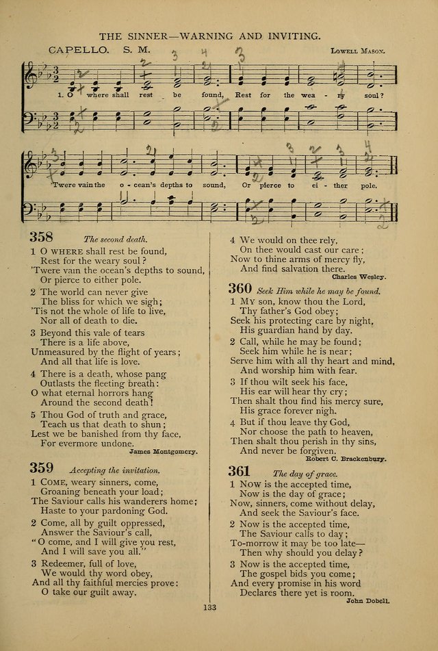 Hymnal of the Methodist Episcopal Church: with tunes page 130