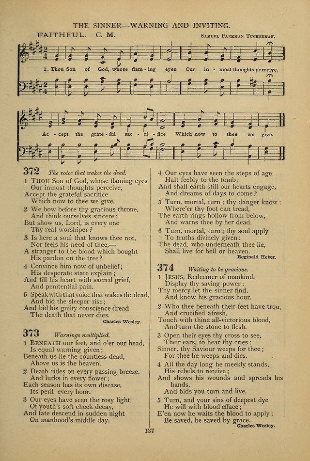 Hymnal of the Methodist Episcopal Church: with tunes page 134