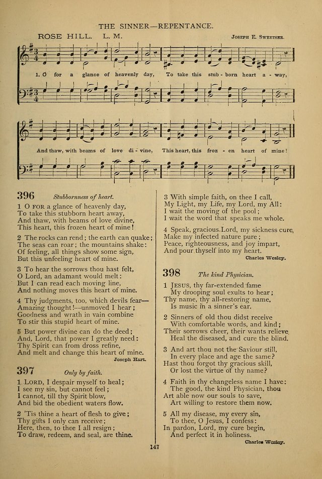 Hymnal of the Methodist Episcopal Church: with tunes page 144