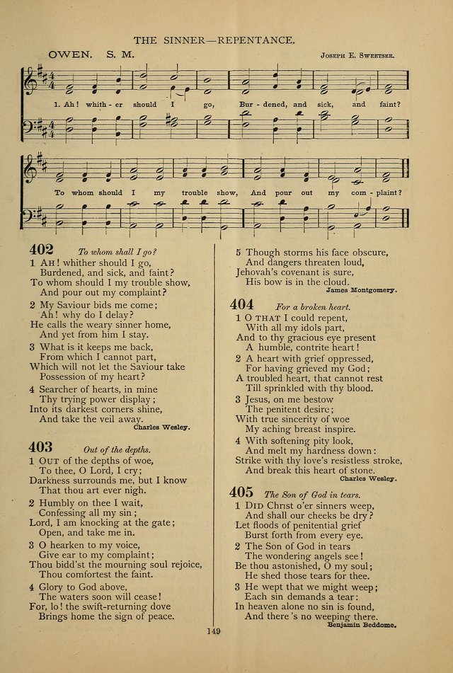 Hymnal of the Methodist Episcopal Church: with tunes page 146