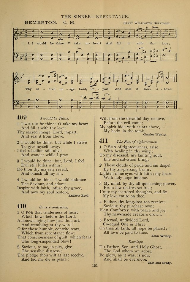 Hymnal of the Methodist Episcopal Church: with tunes page 148