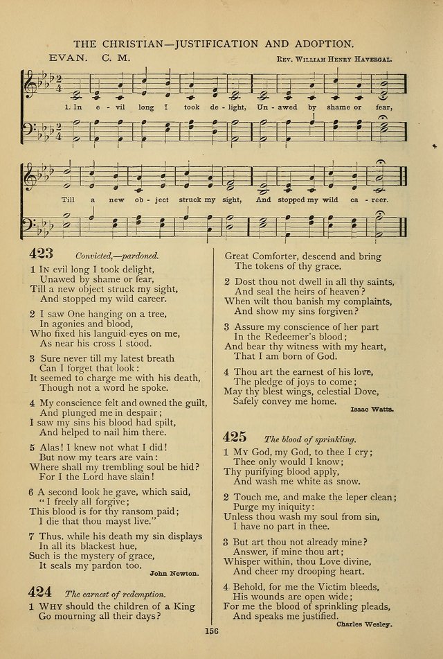 Hymnal of the Methodist Episcopal Church: with tunes page 153