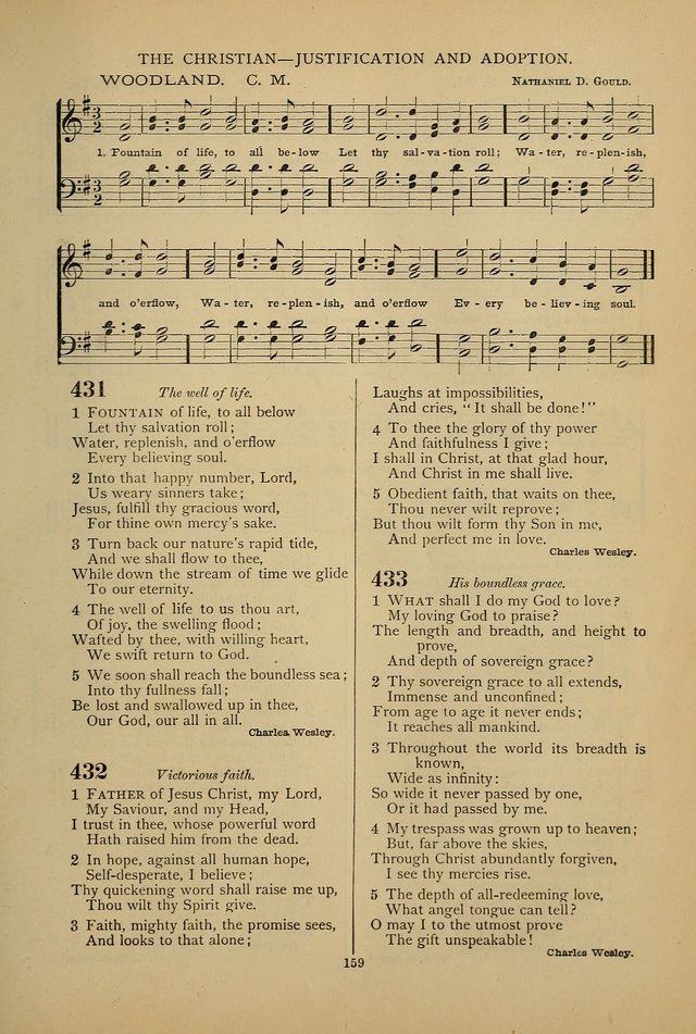 Hymnal of the Methodist Episcopal Church: with tunes page 156