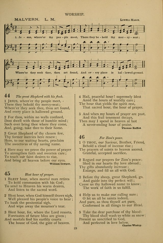 Hymnal of the Methodist Episcopal Church: with tunes page 16