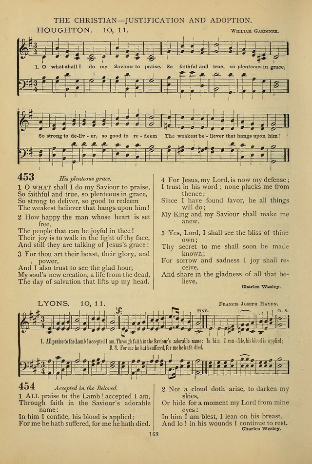 Hymnal of the Methodist Episcopal Church: with tunes page 165