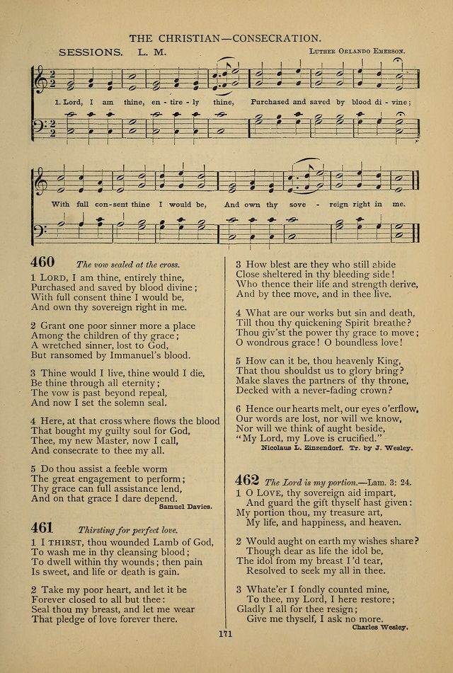 Hymnal of the Methodist Episcopal Church: with tunes page 168