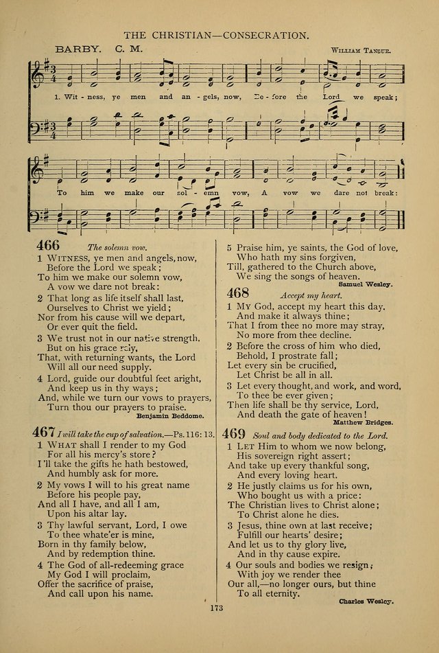 Hymnal of the Methodist Episcopal Church: with tunes page 170