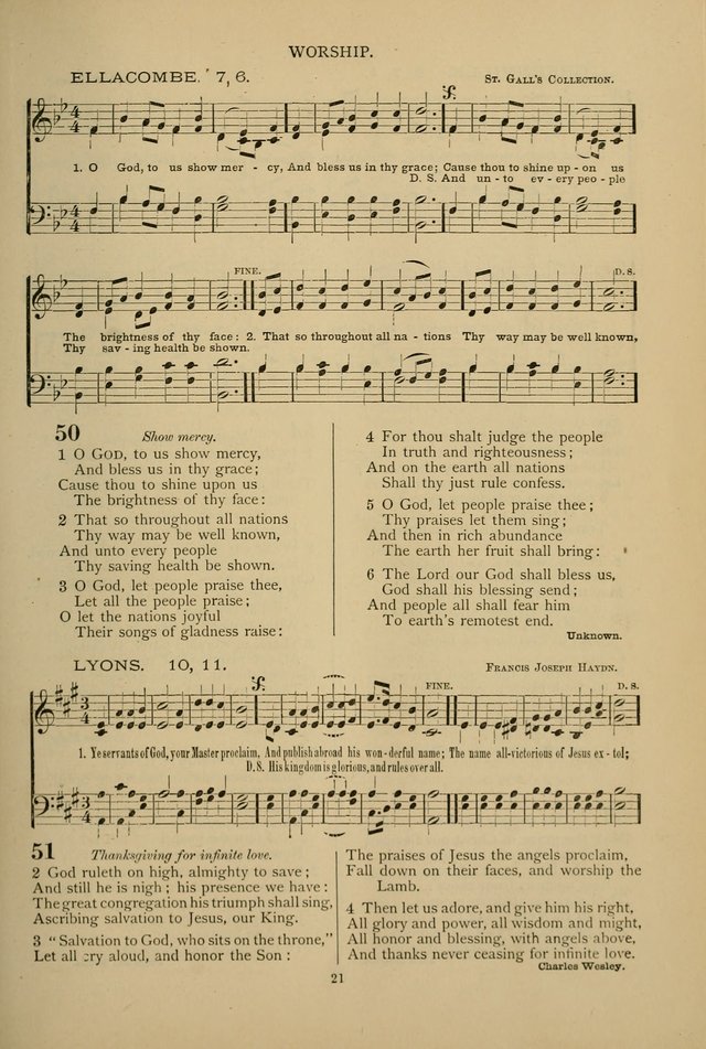 Hymnal of the Methodist Episcopal Church: with tunes page 18