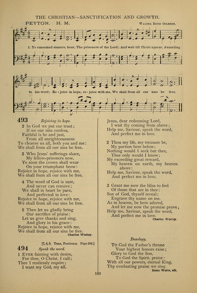 Hymnal of the Methodist Episcopal Church: with tunes page 180