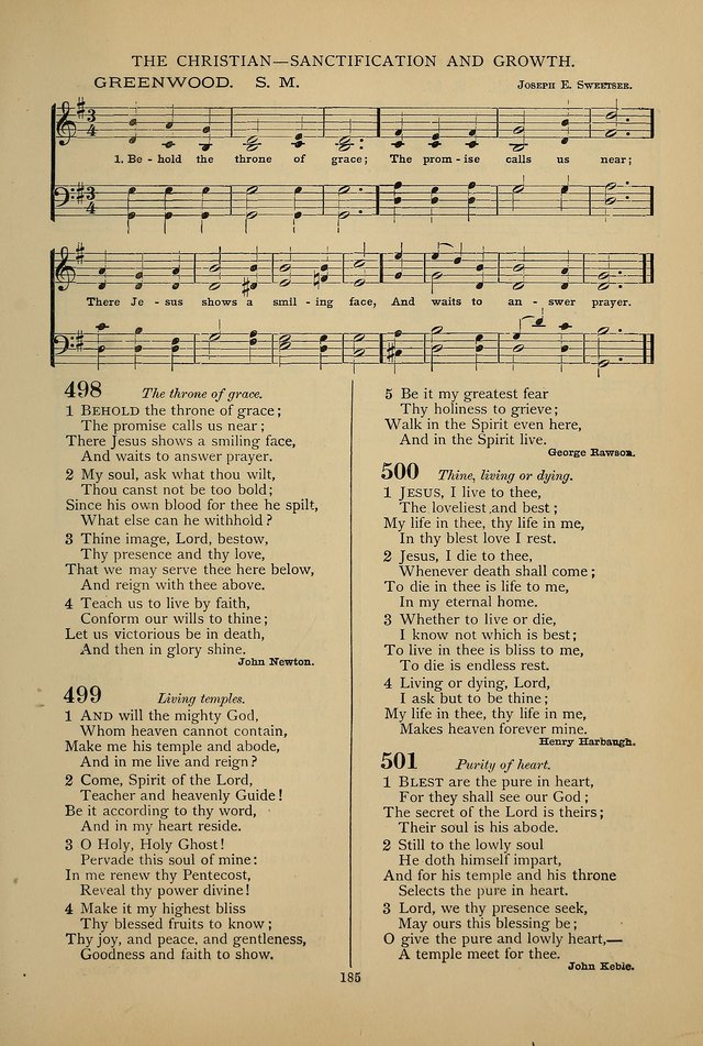 Hymnal of the Methodist Episcopal Church: with tunes page 182