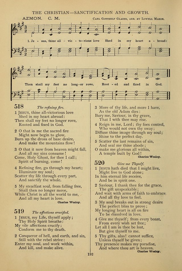 Hymnal of the Methodist Episcopal Church: with tunes page 189