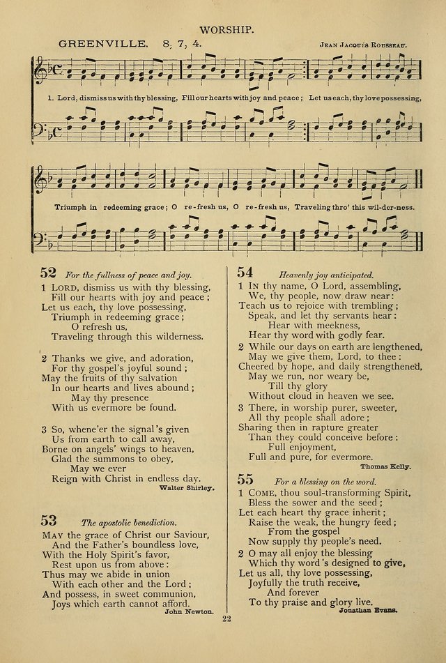 Hymnal of the Methodist Episcopal Church: with tunes page 19