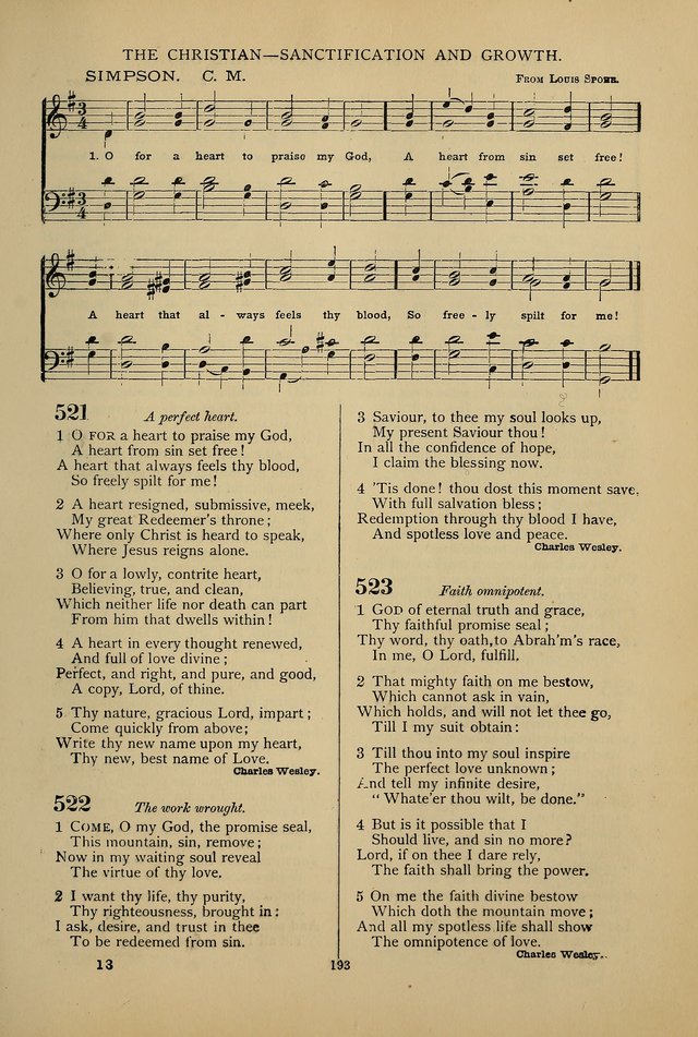 Hymnal of the Methodist Episcopal Church: with tunes page 190