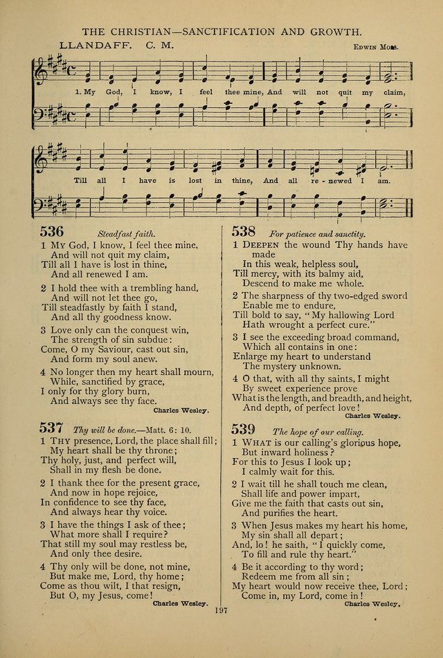 Hymnal of the Methodist Episcopal Church: with tunes page 194