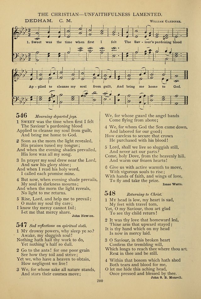 Hymnal of the Methodist Episcopal Church: with tunes page 197