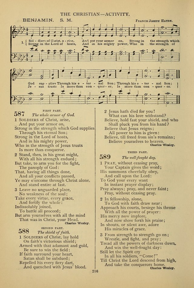 Hymnal of the Methodist Episcopal Church: with tunes page 213