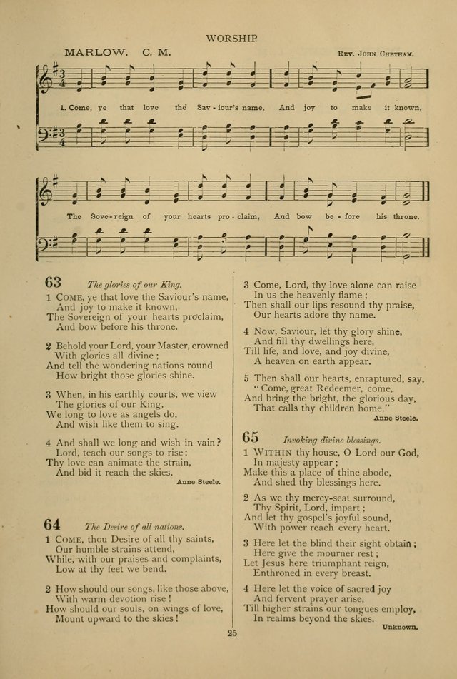 Hymnal of the Methodist Episcopal Church: with tunes page 22