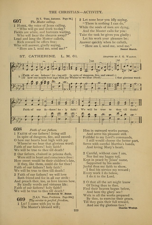 Hymnal of the Methodist Episcopal Church: with tunes page 220