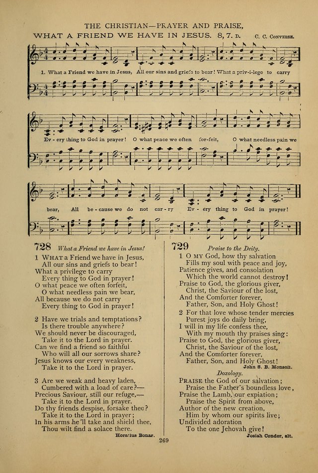 Hymnal of the Methodist Episcopal Church: with tunes page 266