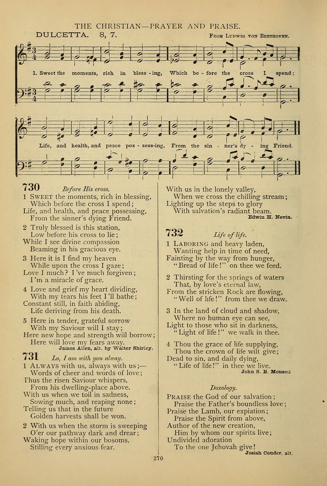 Hymnal of the Methodist Episcopal Church: with tunes page 267