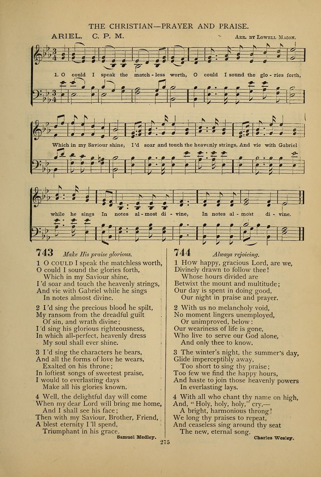 Hymnal of the Methodist Episcopal Church: with tunes page 272