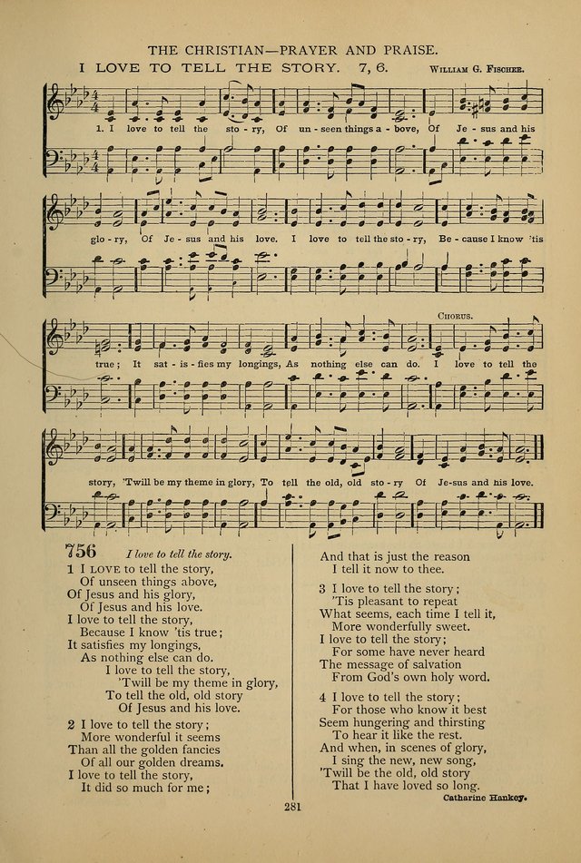 Hymnal of the Methodist Episcopal Church: with tunes page 278