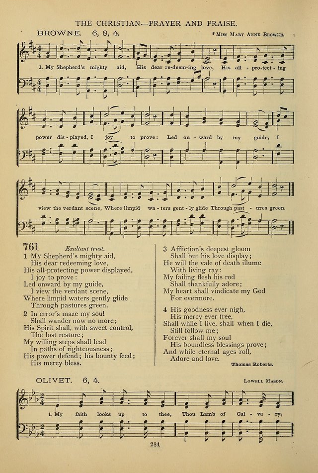 Hymnal of the Methodist Episcopal Church: with tunes page 281