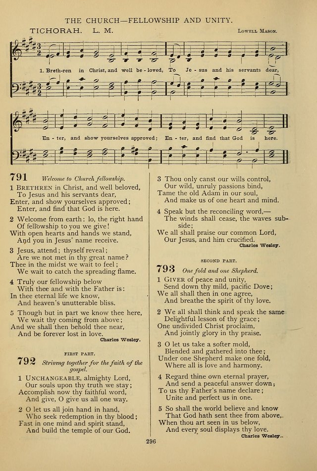 Hymnal of the Methodist Episcopal Church: with tunes page 293