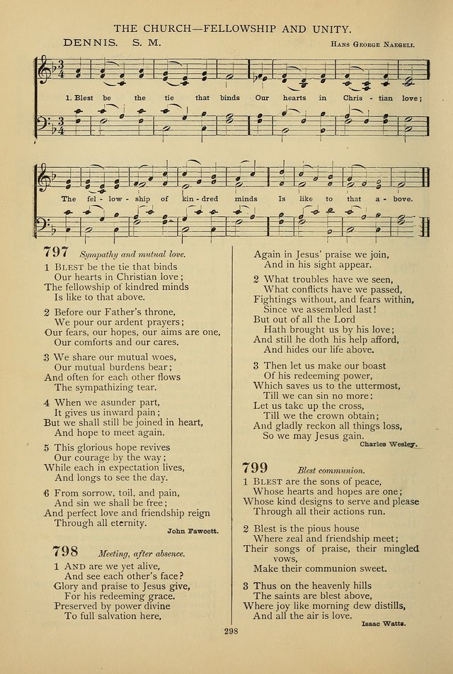 Hymnal of the Methodist Episcopal Church: with tunes page 295