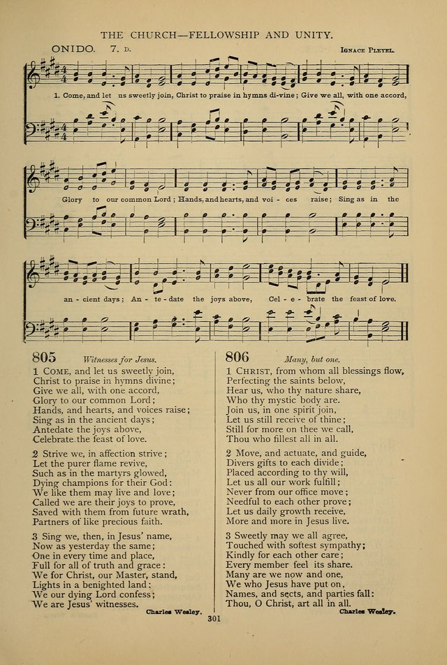 Hymnal of the Methodist Episcopal Church: with tunes page 298