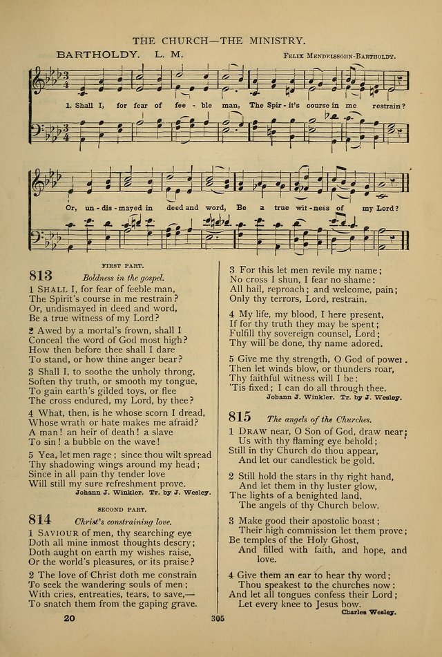 Hymnal of the Methodist Episcopal Church: with tunes page 302