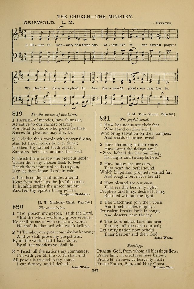 Hymnal of the Methodist Episcopal Church: with tunes page 304