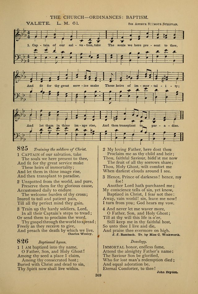 Hymnal of the Methodist Episcopal Church: with tunes page 306