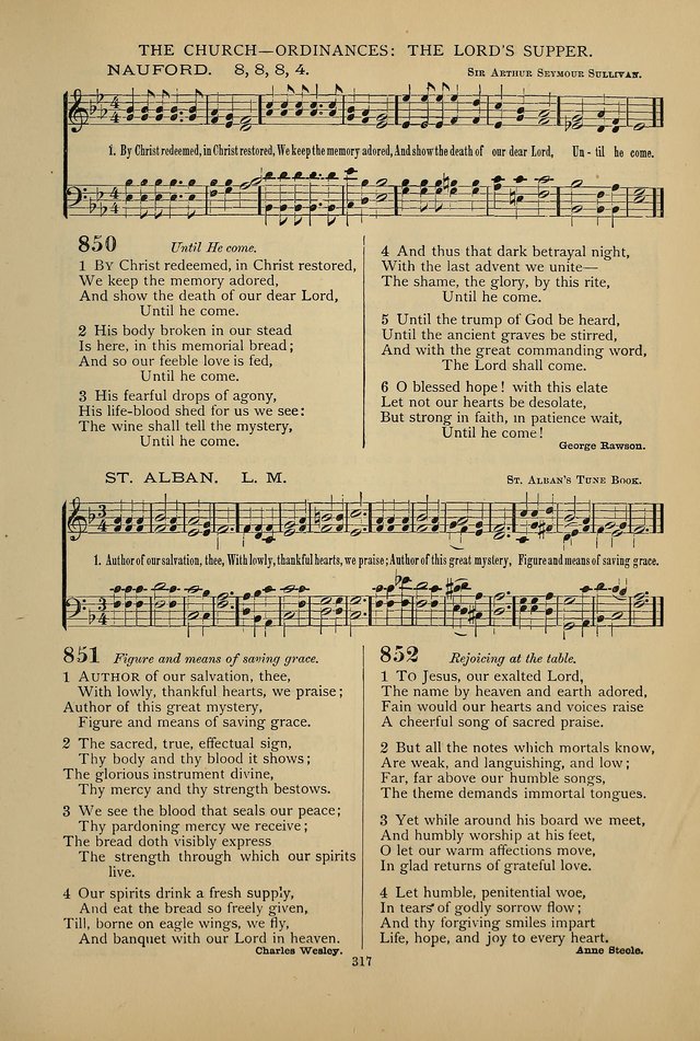 Hymnal of the Methodist Episcopal Church: with tunes page 314