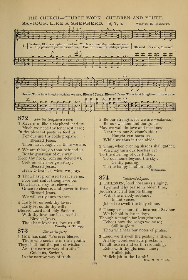 Hymnal of the Methodist Episcopal Church: with tunes page 322