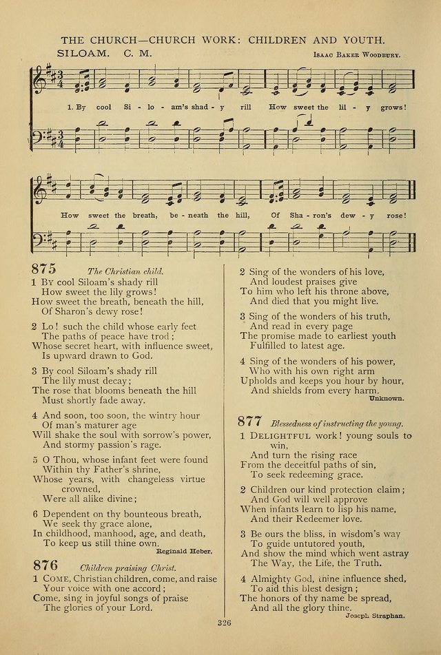 Hymnal of the Methodist Episcopal Church: with tunes page 323