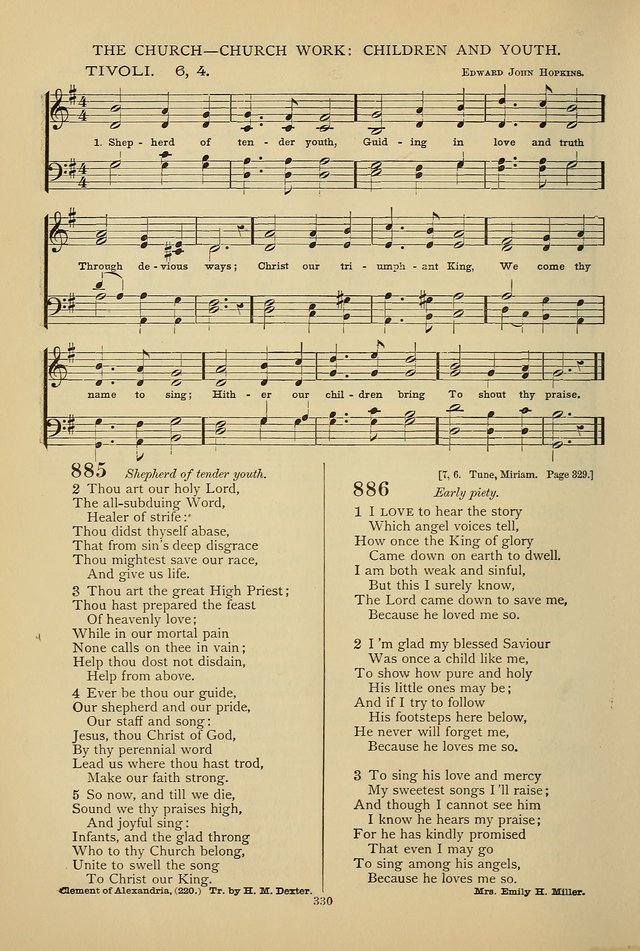 Hymnal of the Methodist Episcopal Church: with tunes page 327