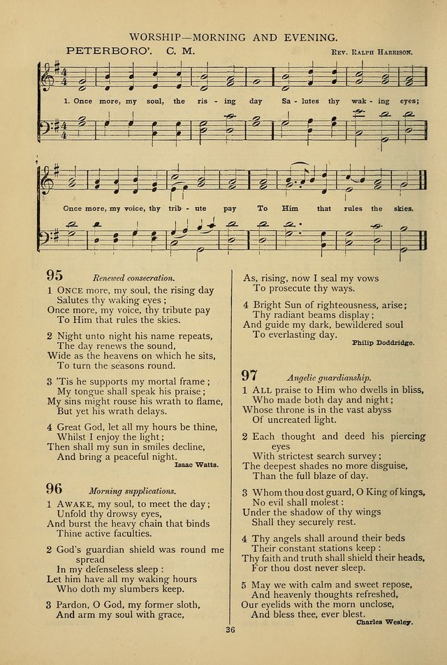 Hymnal of the Methodist Episcopal Church: with tunes page 33