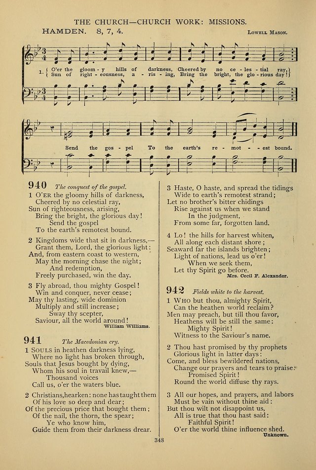 Hymnal of the Methodist Episcopal Church: with tunes page 345