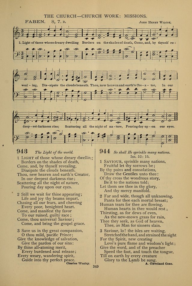 Hymnal of the Methodist Episcopal Church: with tunes page 346