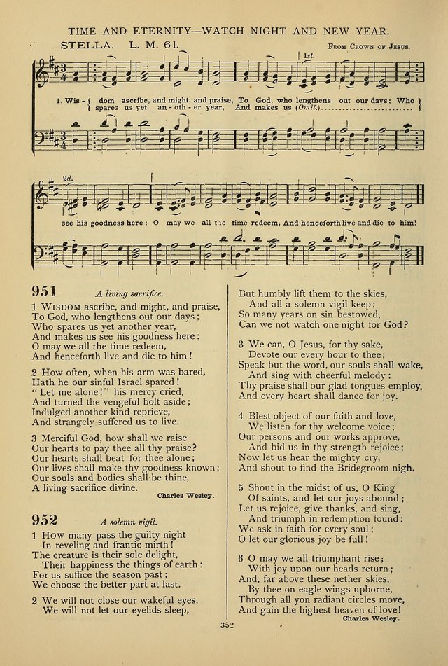 Hymnal of the Methodist Episcopal Church: with tunes page 349