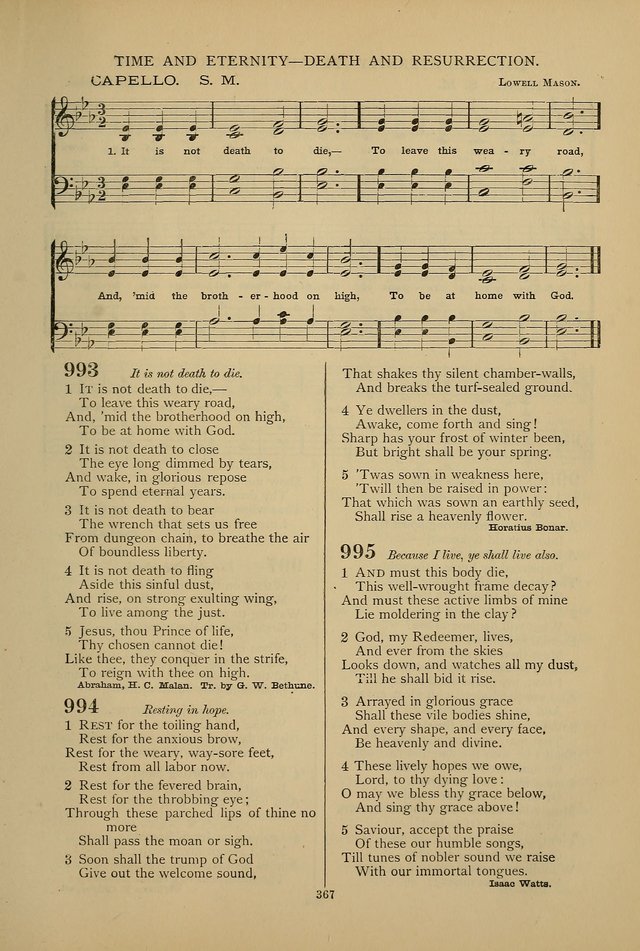 Hymnal of the Methodist Episcopal Church: with tunes page 364