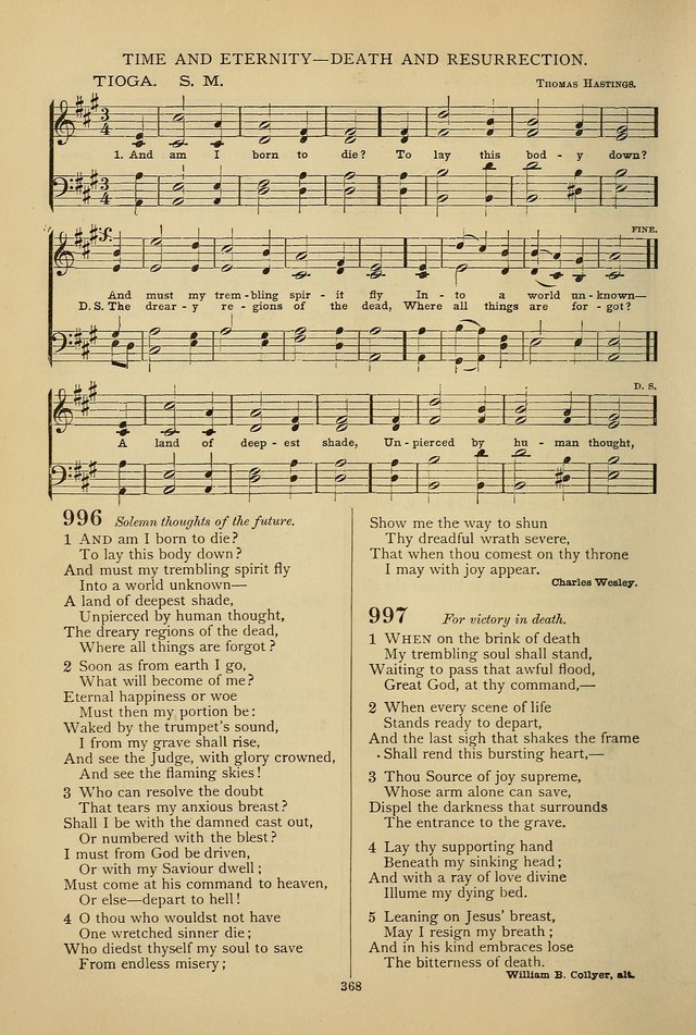 Hymnal of the Methodist Episcopal Church: with tunes page 365